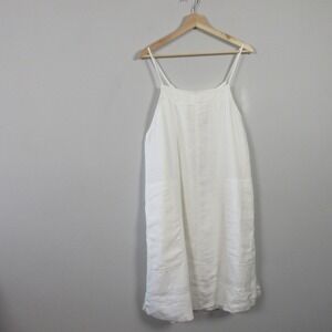 Everlane Ivory Spaghetti Strap Mini Dress
